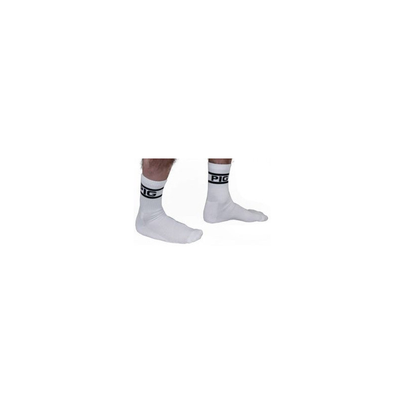 Mr B - Mister B Chaussettes blanches PIG x 2 Paires
